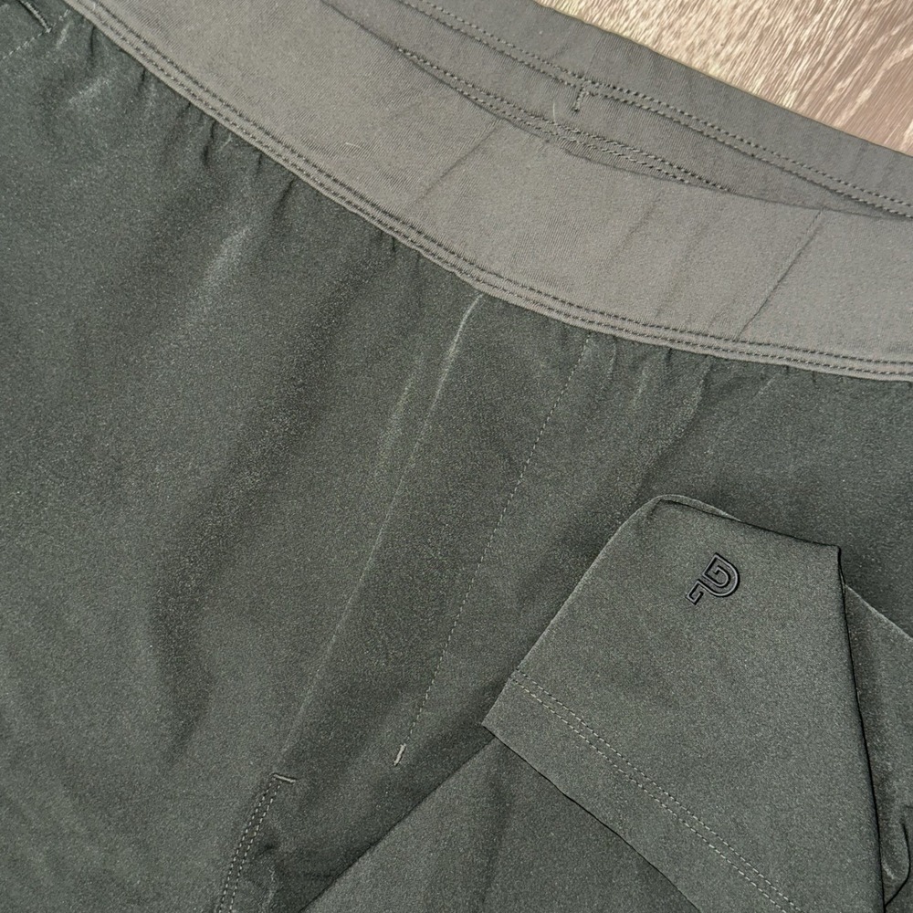 Public‎ Rec Flex Shorts Men's 34 Green Lined Performance 7" Pockets Drawstring